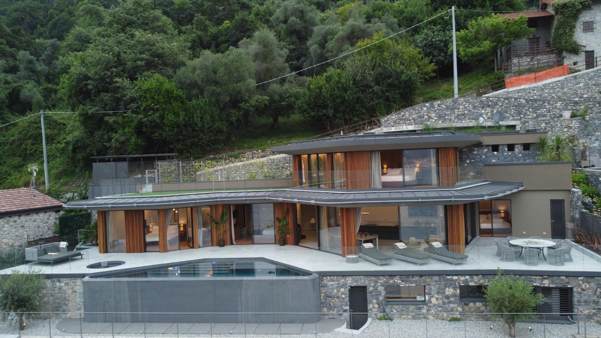 Villa Osee Lago Di Como Sala Comacina Buitenkant foto