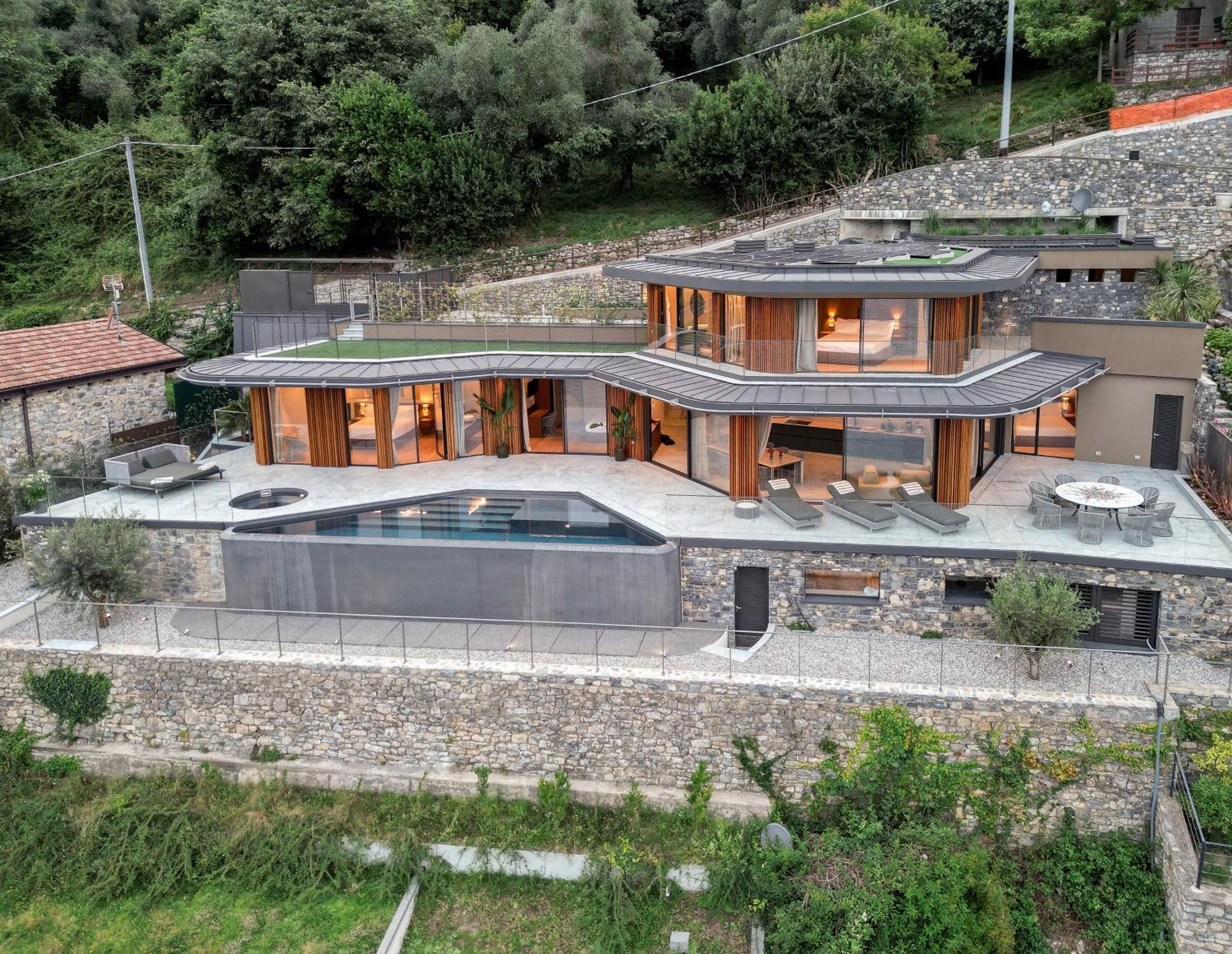 Villa Osee Lago Di Como Sala Comacina Buitenkant foto