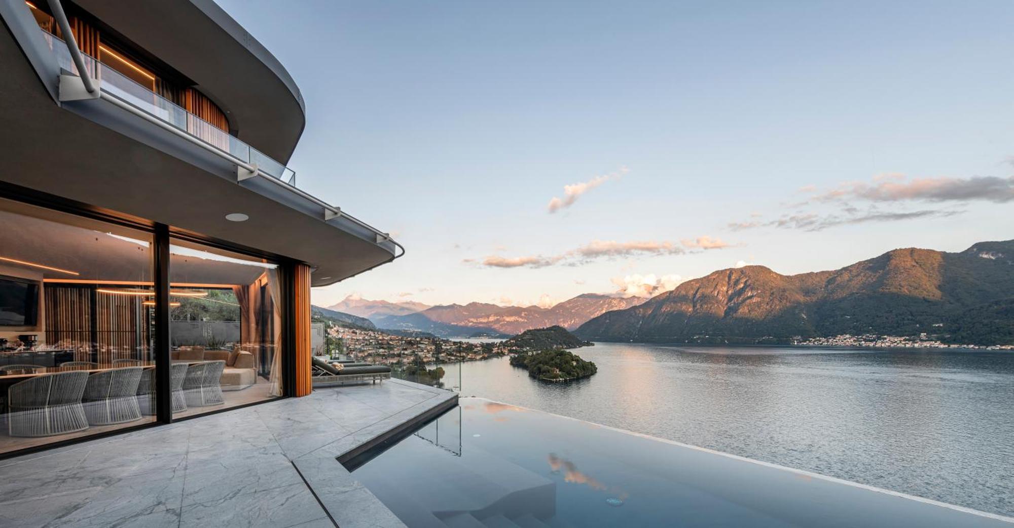 Villa Osee Lago Di Como Sala Comacina Buitenkant foto
