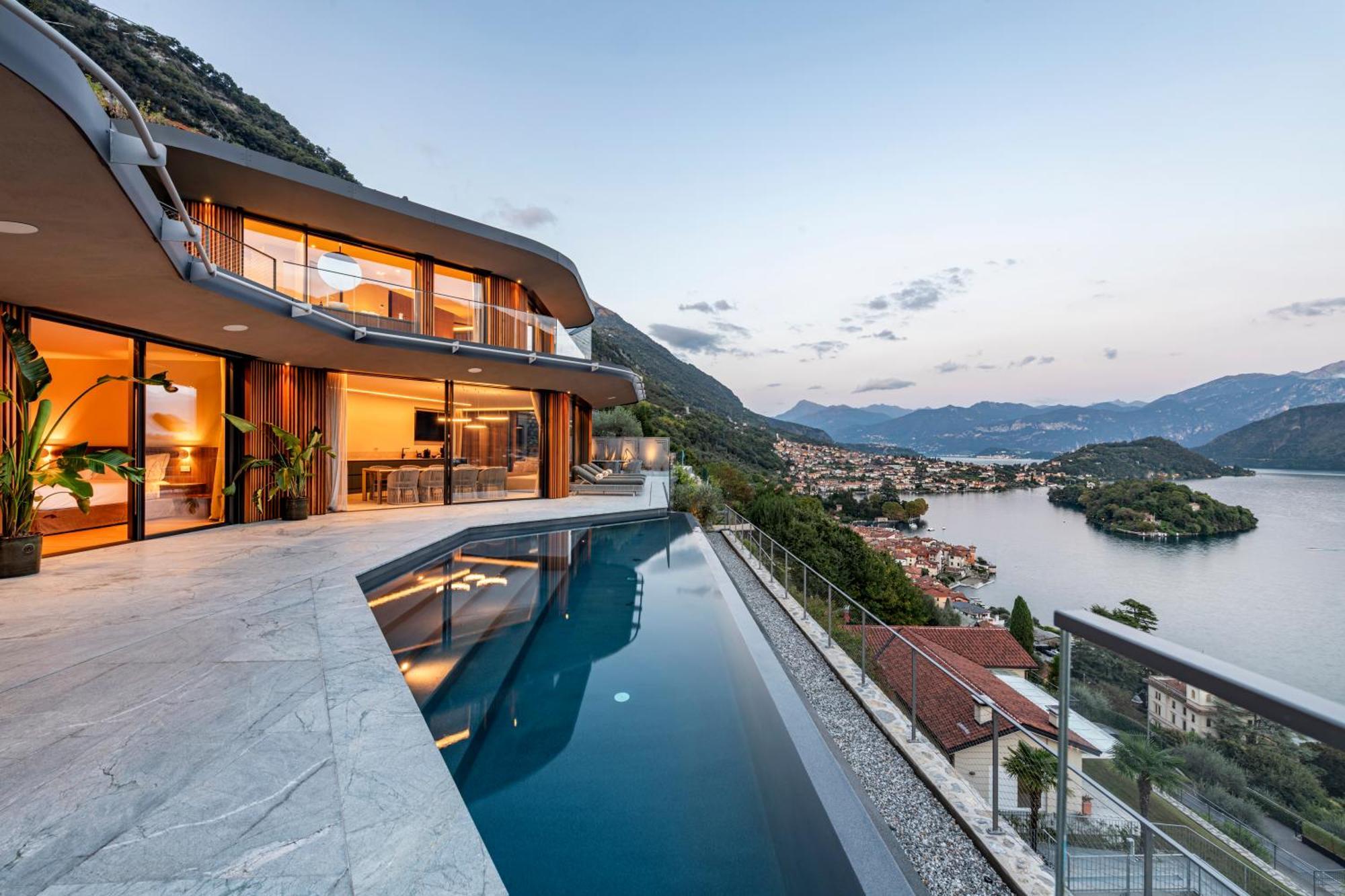 Villa Osee Lago Di Como Sala Comacina Buitenkant foto