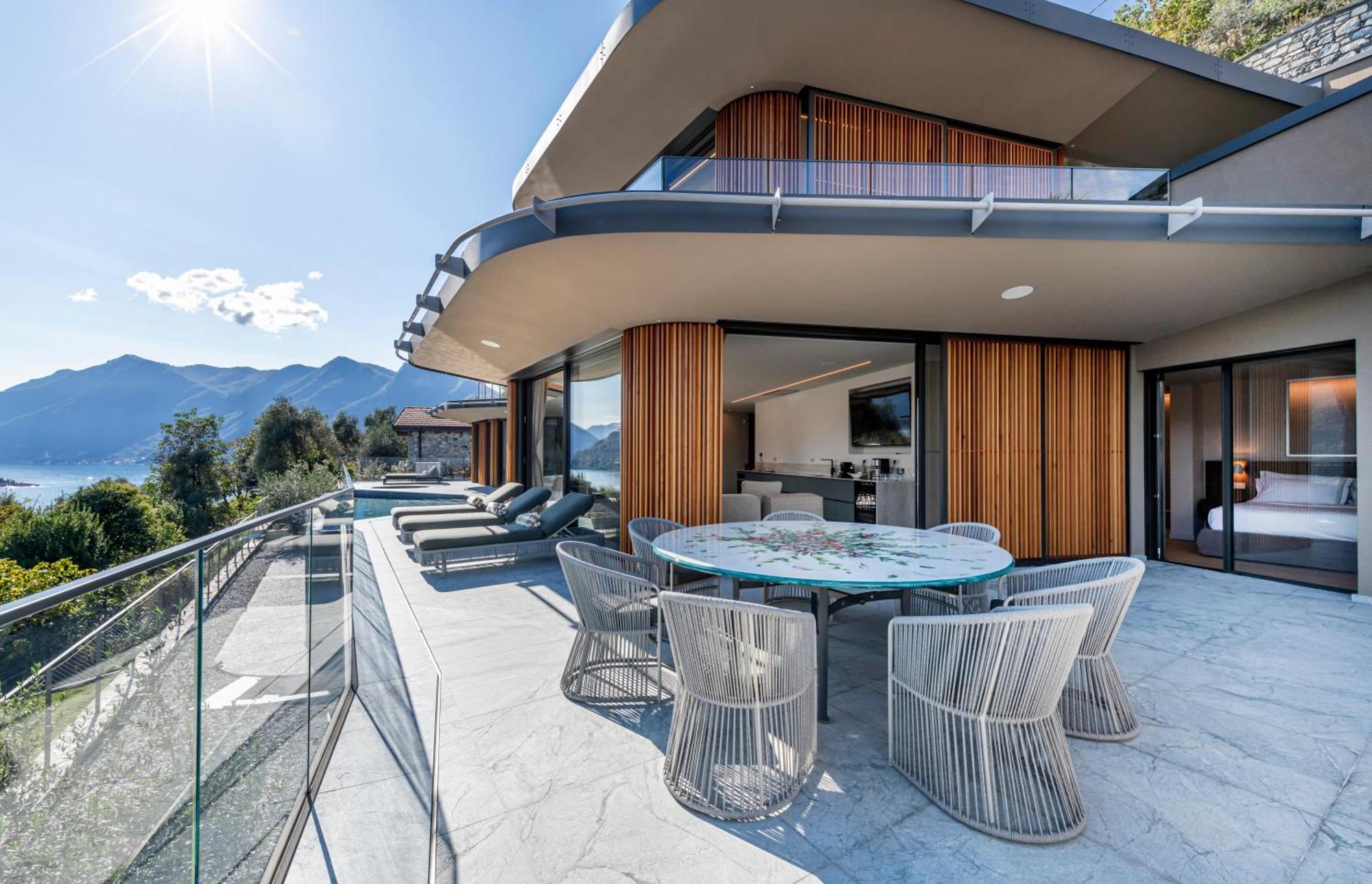 Villa Osee Lago Di Como Sala Comacina Buitenkant foto